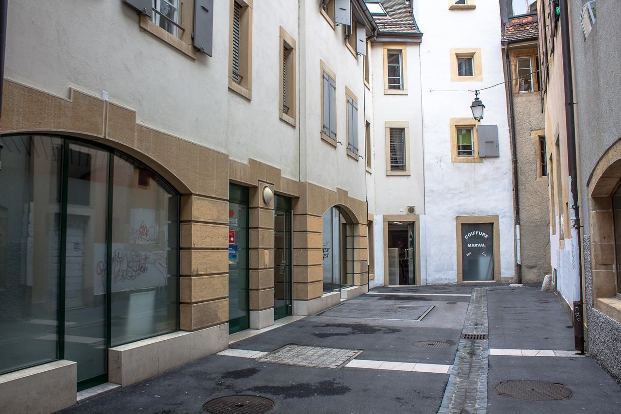 Les Galeries Marval Apart otel Neuchâtel Dış mekan fotoğraf