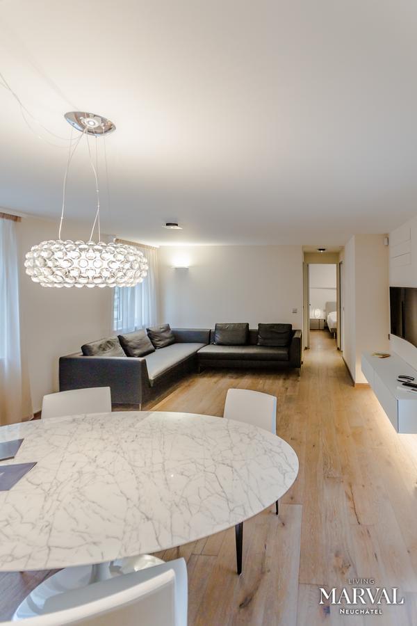 Les Galeries Marval Apart otel Neuchâtel Dış mekan fotoğraf