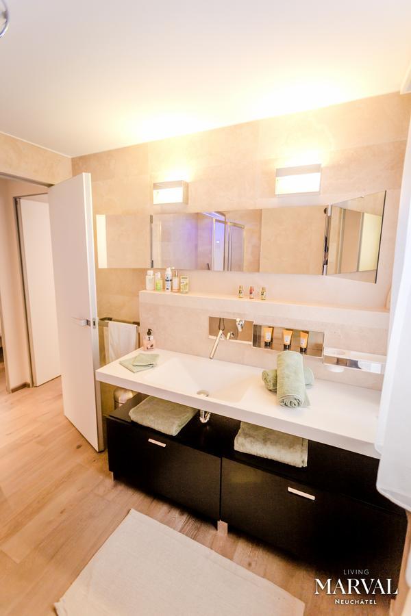 Les Galeries Marval Apart otel Neuchâtel Dış mekan fotoğraf